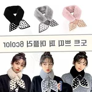 쁘띠 리프 머플러 여성용 숏머플러 겨울-WFP9QV7
