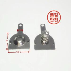 100pcs 18650 배터리 팩 16MM  스프링 접촉 조각 상자 포지티브 및 단극 50pairs
