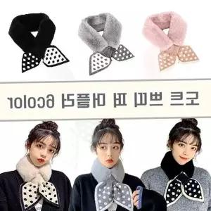 쁘띠 리프 머플러 여성용 숏머플러 겨울-WFP9QV7