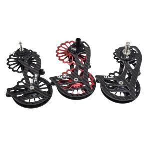 카본 자전거 리어 드레일러 세라믹 베어링, 가이드 도르래 휠, SRAM 시마노 5800 R7000 R9000, 13T, 17T