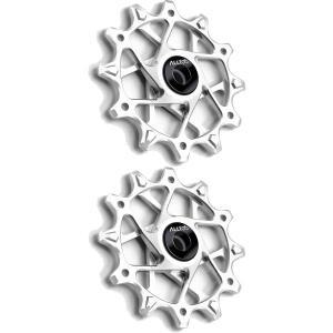 ALLTOO 자전거 부품 금속 실버 후면 드레일러, Sram Shimano MTB용 가이드 휠, 알루미늄 세라믹 베어링, 12