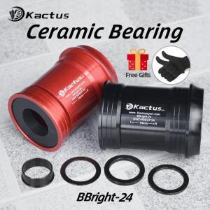 Kactus BB79-24 자전거 하단 브래킷 세라믹 베어링 어댑터 SRAM GXP Shimano 24/22mm 크랭크샤프트 프레스