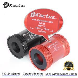 KACTUS 하단 브래킷 세라믹 베어링 자전거 중앙 샤프트, 시마노 SRAM GXP 24mm 크랭크 86.5mm 쉘 로드 바이