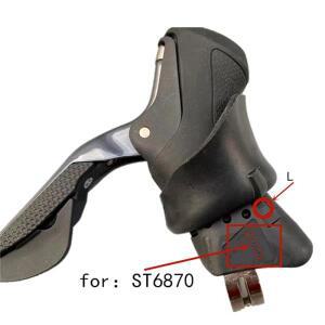 A06F-4X 자전거 브레이크 기어 고무 커버 Shimano ST6870 도로 부품 교체 핸들