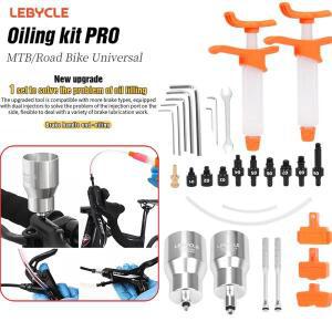 LEBYCLE MTB 도로 자전거 합금 출혈 키트 Shimano 브레이크 오일 블리드 도구 시스템 사용 미네랄