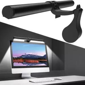 OOWOLF 컴퓨터 모니터 라이트 바 케어용 스크린 램프 터치 컨트롤이 있는 USB 독서등 LED 작업 디밍 가능한