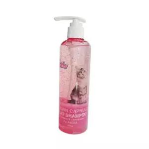 고양이샤워샴푸 더캣츠 비타민 캡슐 고양이 샴푸 푸르메리아향 300ml