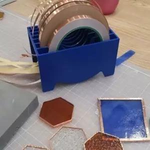 정밀접착 동테이프 3mm 전도성 공구 자재 설비 구리