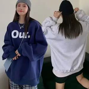 여성 오버핏 기모 맨투맨 1P 봄가을 데일리 티셔츠 겨울기모티