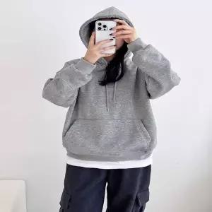 커플 겨울 오버핏 기모 후드티(양털안감) 빅사이즈후드티