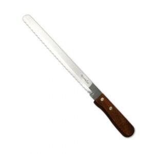 중 원목 25cm 핸들 1P 바게트 빵칼 제 스텐