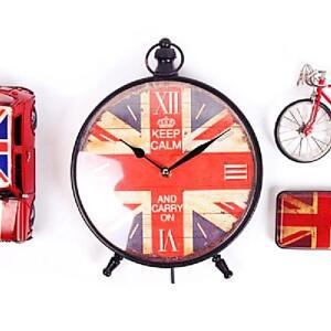 빈티지 런던 탁상겸 벽시계 -Unionjack