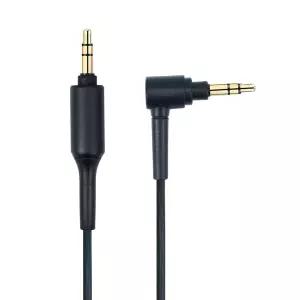 교체용 WH-1000XM4 보조 헤드폰 오디오 케이블 코드 소니 WH-ch510n WH-xb910n 무선 블랙