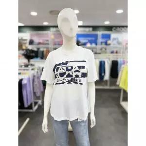 품절임박 [크로커다일레이디] 그래픽 라운드 티셔츠 화이트 CLEM-TS102 2744474