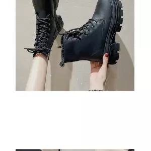 셀럽하우스 데일리 패션 여성 레이스업 워커 캐주얼 미들 부츠