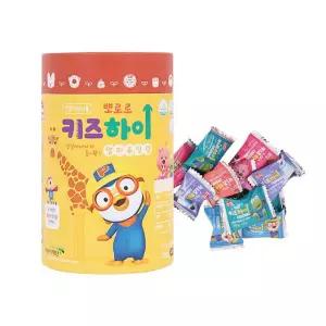뽀로로 키즈하이 멀티츄잉정 90정 어린이 아연 칼슘 단체선물 비타민 B1 칭찬간식 D 뽀로로 영양제