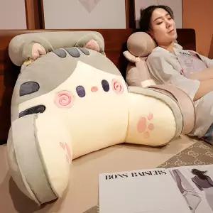 침대 대형 등받이 쿠션 허리 보호 독서용 소파 베개 학생용