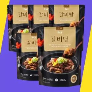 [(주)에이치앤유푸드] 하누소 갈비탕700g 5팩