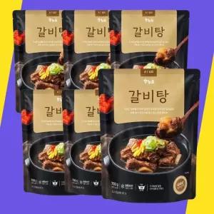 [(주)에이치앤유푸드] 하누소 갈비탕700g 6팩