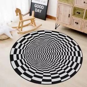 홀인 3D 입체 착시매트(100cm) 러그