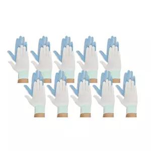 오런 고탄력 도트 장갑 흰색/회색/검정 소/중/대 10P