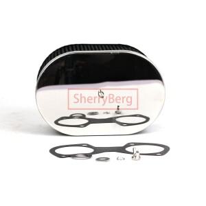 SherryBerg 에어 필터 100mm 어셈블리 클리너 WEBER EMPI DCOEDHLAADDH 기화기 3.94