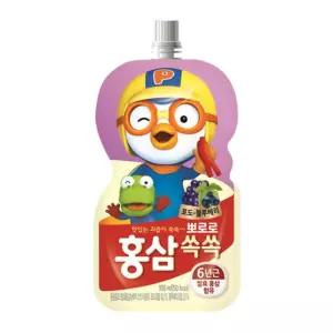 뽀로로 홍삼쏙쏙 포도 100mlx20개