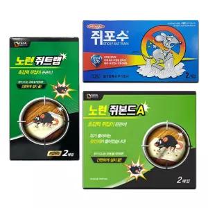 초강력 쥐끈끈이 쥐포수 10트랩 2매입x5팩 왕끈끈이 쥐퇴치 개미 해충 쥐덫