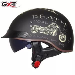 바이크 오픈페이스 클래식 할리 모자 헬멧 오토바이 스쿠터 반모 빈티지 하이바 풀페이스