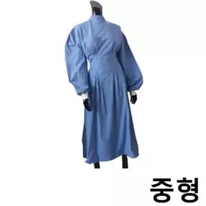 수술겉가운 소라색 수술복 M(중) 병원 의사 간호사