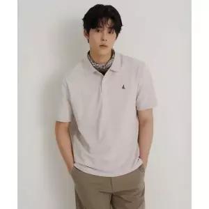 매장정품 빈폴 BEANPOLE MEN 피케 칼라넥 반소매 티셔츠 베이지 BC6242E71A 307047