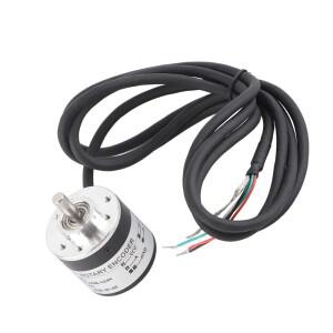 600P/R 증분형 로터리 엔코더 DC 5-24V AB 2상 6mm 샤프호환트 쿼드러처 광학 트랜스듀서 아두이노호환용