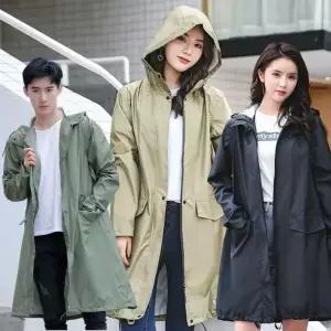 [하프클럽/알티피아]레인코트 남녀공용 우비 우의 비옷 코트형