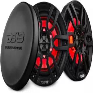 DS18 하이드로 NXL-6 - 하이엔드 동축 스피커 쌍 통합 RGB 조명이 있는 양방향 마린 300와트 100 UV 안정성
