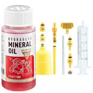60ML 자전거 브레이크 미네랄 시마노 유압 블리딩 키트 도구 사이클링 수리