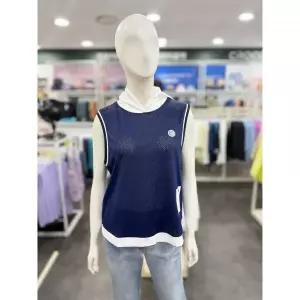 품절임박 [크로커다일레이디] 망사 후드 베스트 네이비 CLEM-TS223 2746362
