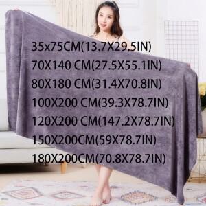 라포식 대형 사이즈 180x200cm 두꺼워지는 미용실 목욕 타올 속건성  피부 친화적인 비 흘리기 호텔 마사지
