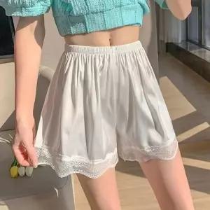 여성 여름 쿨링 아무 와이드핏 스판 속바지 편한 치마