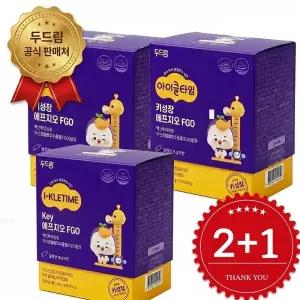 두드림 아이클타임 x3박스 어린이 키성장 FGO 젤리 유산균발효굴추출물 3개월분 선물세트 부모님 명절 모임
