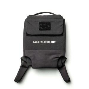 GORUCK 러크 플레이트 캐리어 3.0 - 간소화된 가중 러킹 백팩 / 에르고노믹 백 서포트 및 추가 패딩 스트랩 - 호환되는 러크 플레이트 블랙