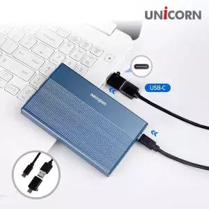유니콘 USB3.2 Gen2 2.5인치 HDD SSD 외장하드케이스 HDD-800VA