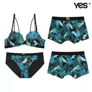 [롯데백화점]예스 트로피컬 커플속옷SET2 YSWBZ609YSWPZ610YSMDZ609
