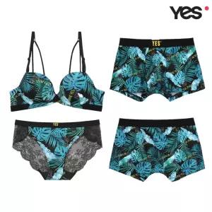 [롯데백화점]예스 트로피컬 커플속옷SET1 YSWBZ609YSWPZ609YSMDZ609