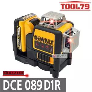 [디월트] DCE089D1R 레드 레이저 레벨기 10.8V 2.0Ah 배터리 1개 수평기 적색 라인