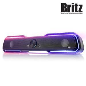 무료 브리츠 BZ-SL10 레인보우 LED 게이밍 PC사운드바 스피커