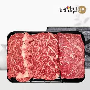 1등급 농협안심한우 채반 구이정육3호세트 (1kg 냉장 등/채/국)