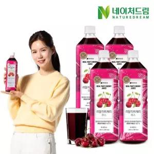 네이처드림 리얼 타트체리 주스 1000mL 4병 몽모랑시 NFC착즙주스