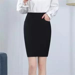 [오노마] ONM 올스판 뒷트임 H라인 정장치마 면접 오피스룩 스커트 (S10174336)
