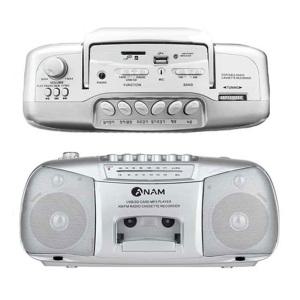 아남711 USB MP3 붐박스 FM 카셋트플레이어pqr662