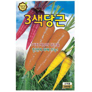 [신세계몰]3색 당근씨앗 500립 주황 노랑 보라색 모듬당근종자